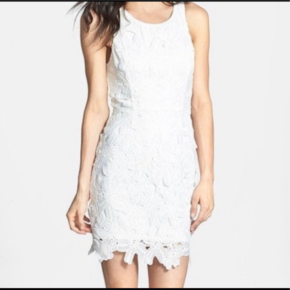 ASTR white mini dress